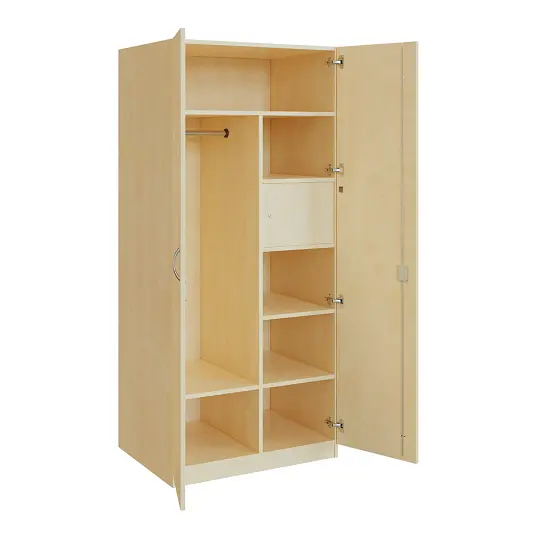 Q 26-80 skříň šatní, 2-dvéřová, 800x600x1800mm, bříza irská